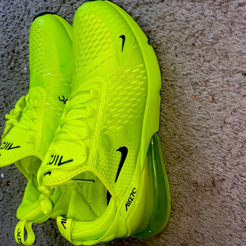 air max 270 neon yellow